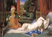 Jean-Auguste Dominique Ingres Odalisk with slave china oil painting artist